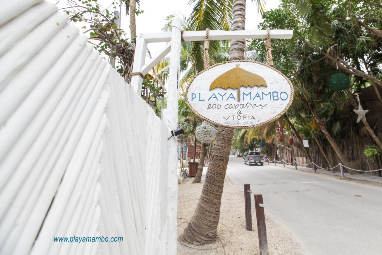 Playa Mambo Eco Cabanas Otel Tulum Dış mekan fotoğraf